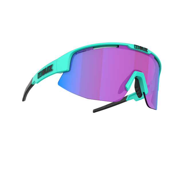 BLIZ Active Matrix Sunglasses | Nano Optics - Nordic Light | Turquoise - Rose Violet Blue