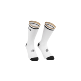 Assos Stripe Socks | Boss x Assos | White Series