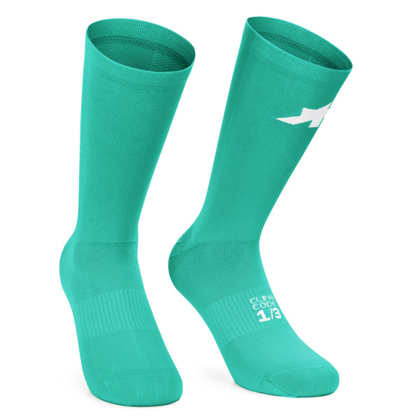 Assos Racing S11 kojinės | Halo Green