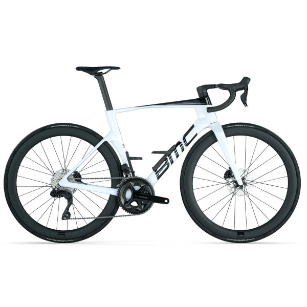 BMC Teammachine R 01 Five plento dviratis | Cool White - Black