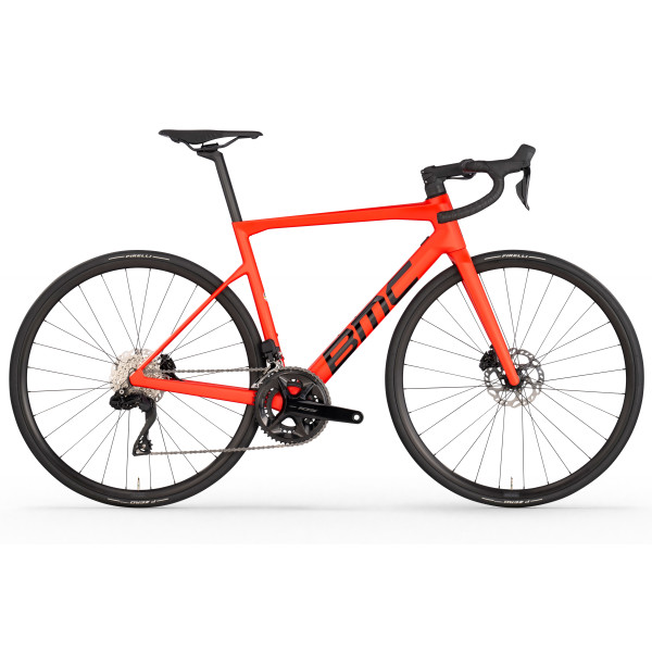 BMC Teammachine SLR Three Road Bike | Neon Red