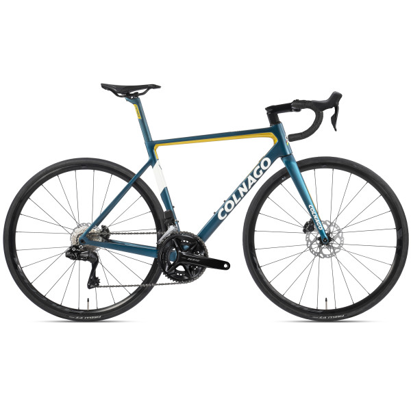 Colnago V3 plento dviratis | Shimano 105 Di2 | Petroleum - Yellow