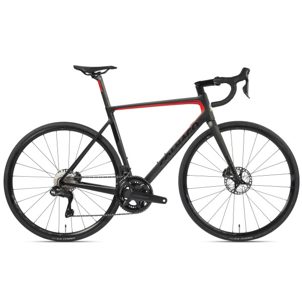 Colnago V3 plento dviratis | Shimano Ultegra R8170 Di2 | Black - Red