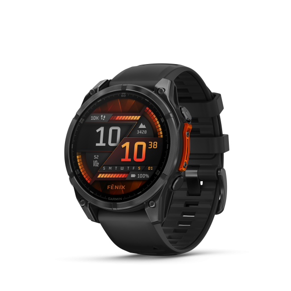 Garmin fēnix® 8 Amoled išmanusis laikrodis | 47 mm | Slate Gray - Black