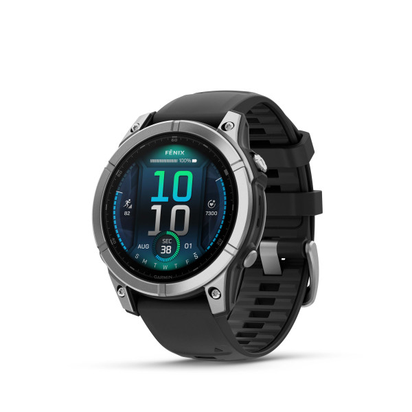 Garmin fēnix® E Amoled išmanusis laikrodis | 47 mm | Stainless Steel