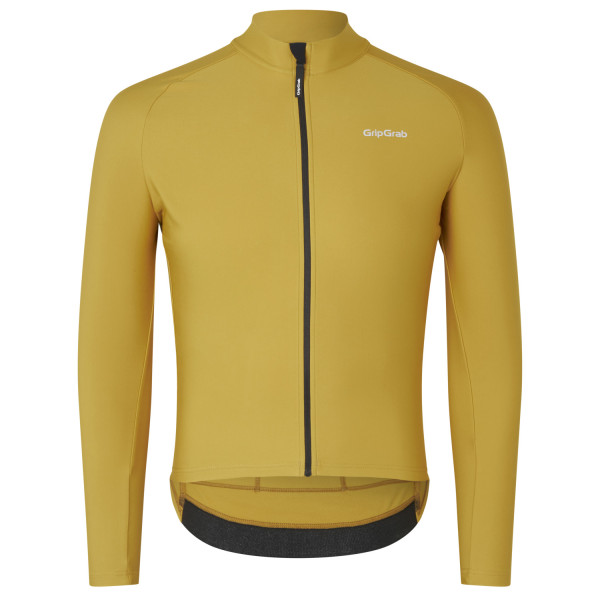 GripGrab PACR Thermal Men's Jersey | Mustard Yellow