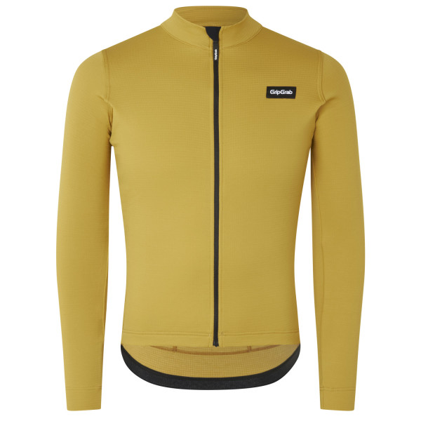 GripGrab EXPLR MerinoTech Thermal Men's Jersey | Mustard Yellow