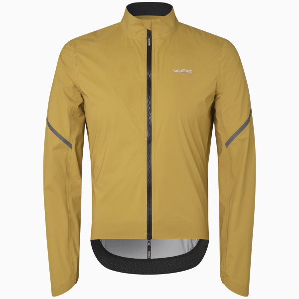 GripGrab RainMaster Waterproof Lightweight Men's Jacket | Mustard Yellow