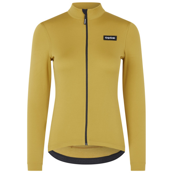 GripGrab EXPLR MerinoTech Thermal Women's Jersey | Mustard Yellow