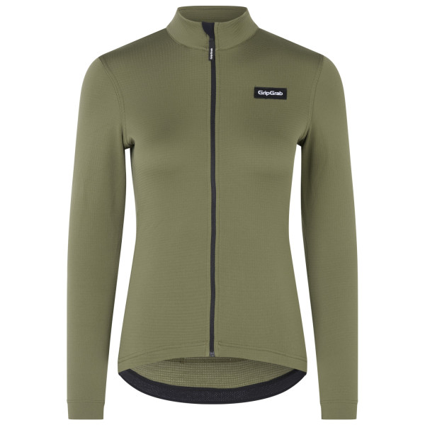 GripGrab EXPLR MerinoTech Thermal moteriški marškinėliai | Olive Green