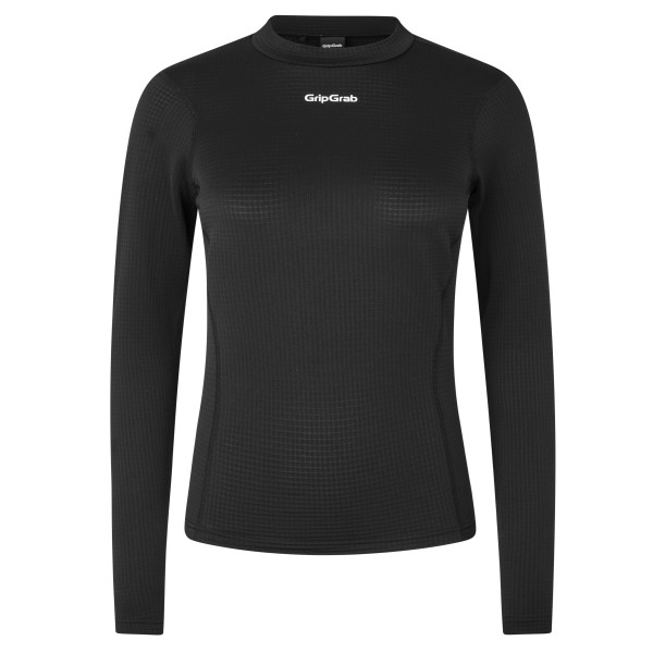 GripGrab Ride Winter Women's Long Sleeve Base Layer | Black