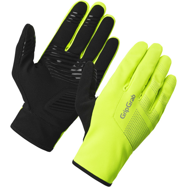 GripGrab Ride 2 Windproof Spring-Autumn Gloves | Yellow Hi-Vis