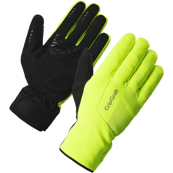 GripGrab Ride 2 Waterproof Winter Gloves | Yellow Hi-Vis