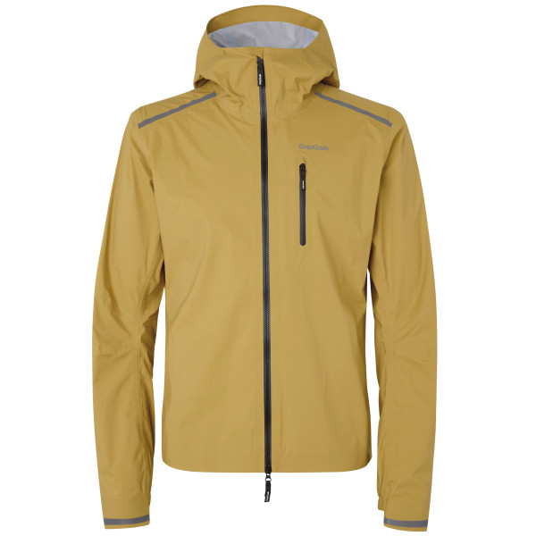 GripGrab EXPLR Waterproof Lightweight Men's Jacket | Mustard Yellow