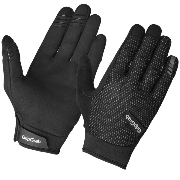 GripGrab Descent Guarded Full Finger Gloves | Black