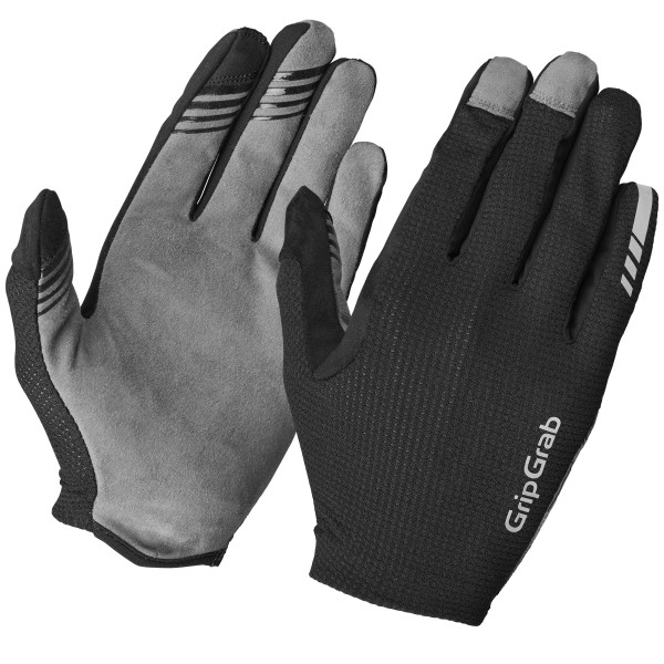 GripGrab PACR InsideGrip™ Full Finger pirštinės | Black