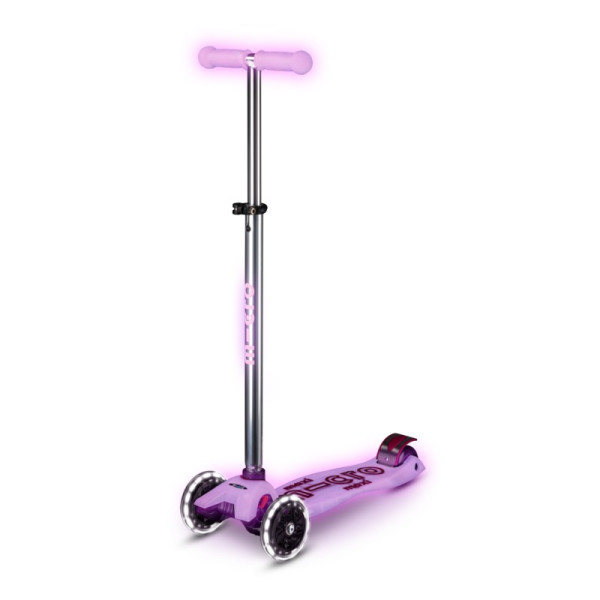 Maxi Micro Deluxe Glow LED Scooter | Luminous Purple