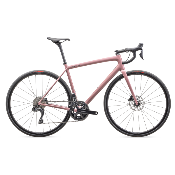 Specialized Aethos Comp Road Bike | Shimano 105 Di2 | Gloss Dusky Pink - Smoke