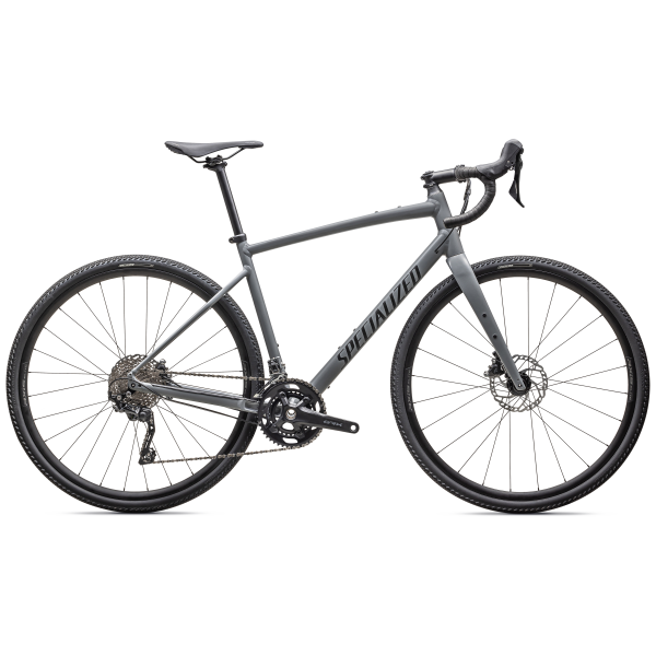 Specialized Diverge E5 Elite Gravel Bike | Satin Ashen - Obsidian