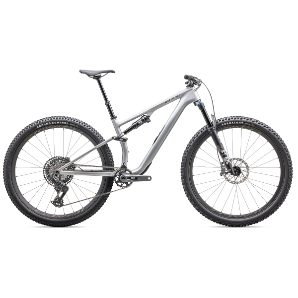 Specialized Epic 8 EVO Expert Mountain Bike | Satin Silver Dust - Gunmetal