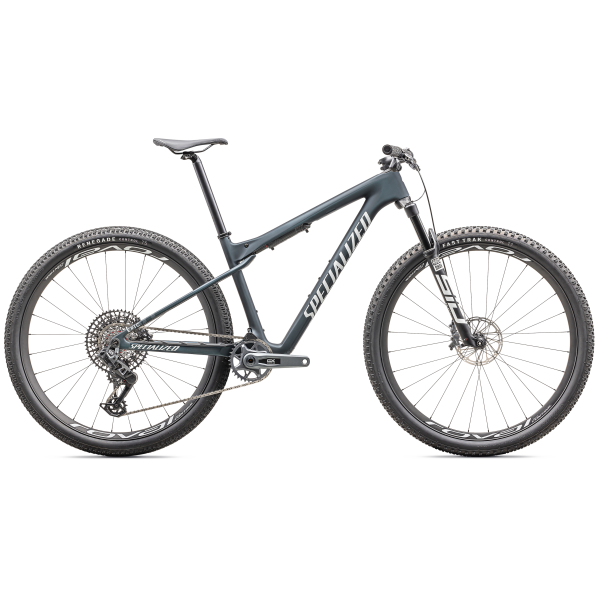 Specialized Epic World Cup Expert kalnų dviratis | Metallic Deep Lake - White - Pearl