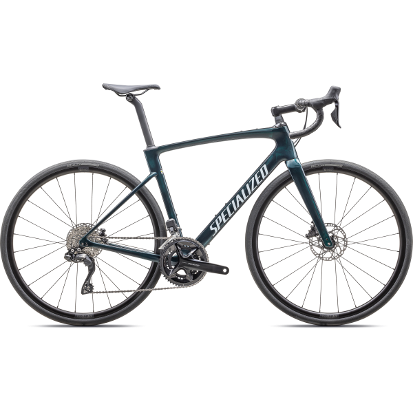 Specialized Roubaix SL8 Comp plento dviratis | Lagoon Tint Over Carbon - Morning Mist