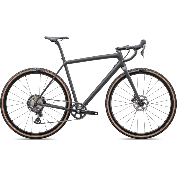 Specialized Crux Comp gravel dviratis | Satin Carbon - Smoke