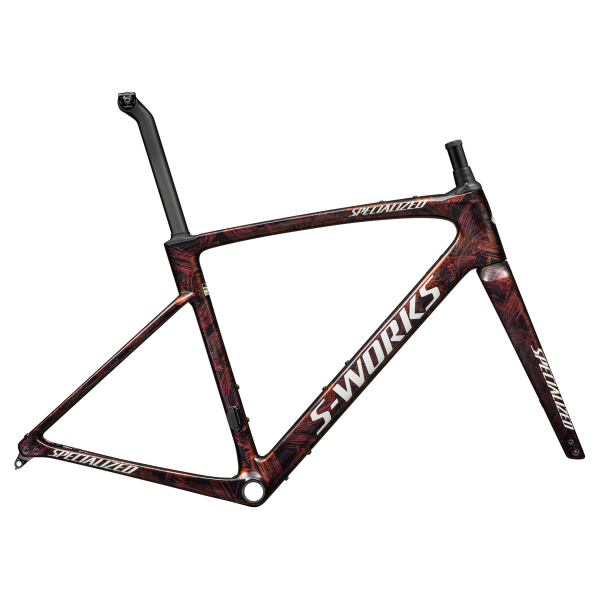 S-Works Roubaix SL8 Frameset | Carbon - Red to Gold And Solidity