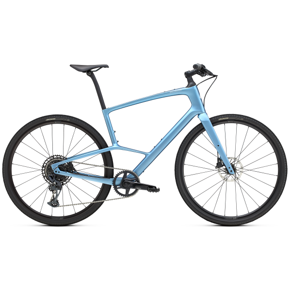 Specialized Sirrus X 6.0 fitness dviratis | Glacial Metallic - Sliver Dust Frost Reflective