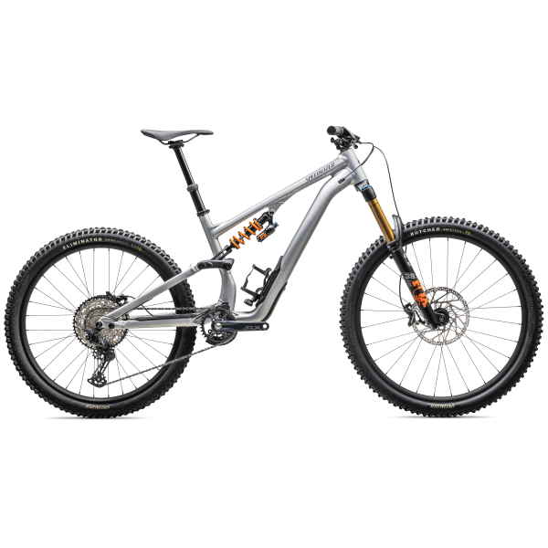 Specialized Stumpjumper 15 Fox Coil Alloy Mountain Bike | 29" | Satin Brushed Aluminum - Cast Blue