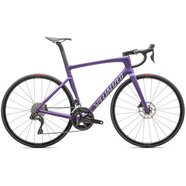 Specialized Tarmac SL7 Comp plento dviratis | Shimano 105 Di2 | Purple Tint Over Silver Dust