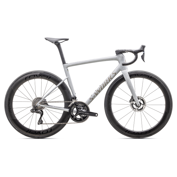 S-Works Tarmac SL8 Road Bike | Shimano Dura-Ace Di2 | Dove Grey - Silver Dust Blurred Impasto