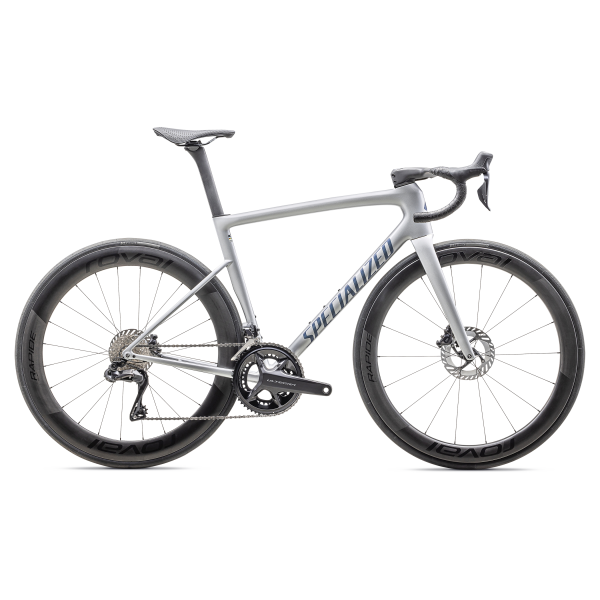 Specialized Tarmac SL8 Pro Road Bike | Ultegra Di2 | Liquid Silver - Satin Blue Pearl