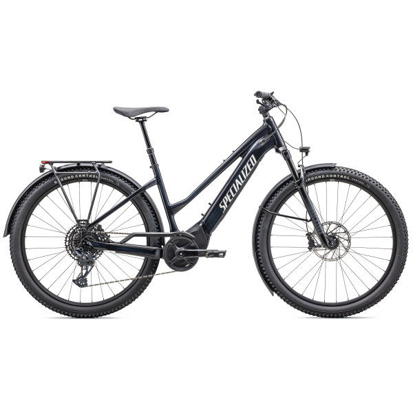 Specialized Turbo Tero 5.0 EQ Step-Through E-Bike | Dark Navy - Silver Dust Reflective