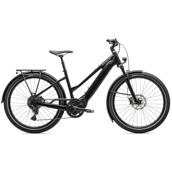 Specialized Turbo Vado 4.0 Step-Through E-Bike | Gloss Castblack - Satin Silver Reflective