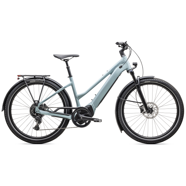 Specialized Turbo Vado 4.0 Step-Through E-Bike | Satin Seafoam - Lapis Pearl - Glacial