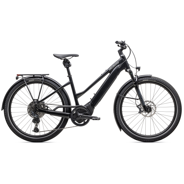 Specialized Turbo Vado 5.0 Step-Through E-Bike | Castblack - Satin Silver Reflective