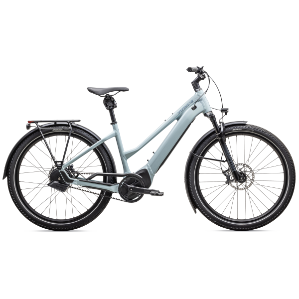 Specialized Turbo Vado 5.0 IGH Step-Through E-Bike | Satin Seafoam - Lapis Pearl - Glacial