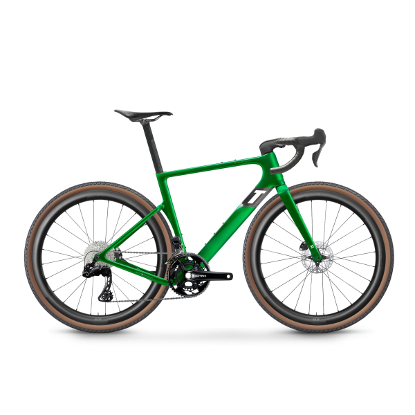 3T Racemax Italia Gravel dviratis | GRX Di2 2x12 | Discus 45/40 CTi | Verde