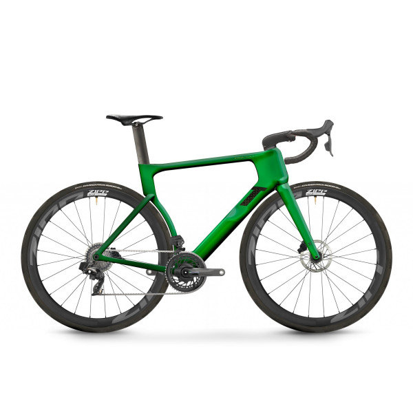 3T Strada Italia Road Bike | Force D2 AXS 2x12 | Zipp 303 Firecrest | Verde