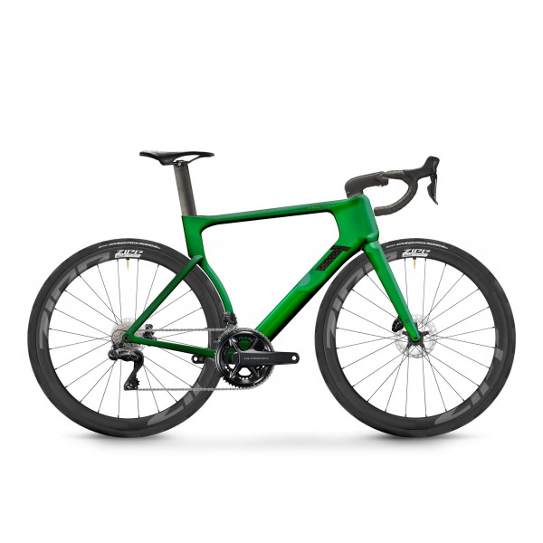 3T Strada Italia Road Bike | Ultegra Di2 2x12 | Zipp 303 Firecrest | Verde