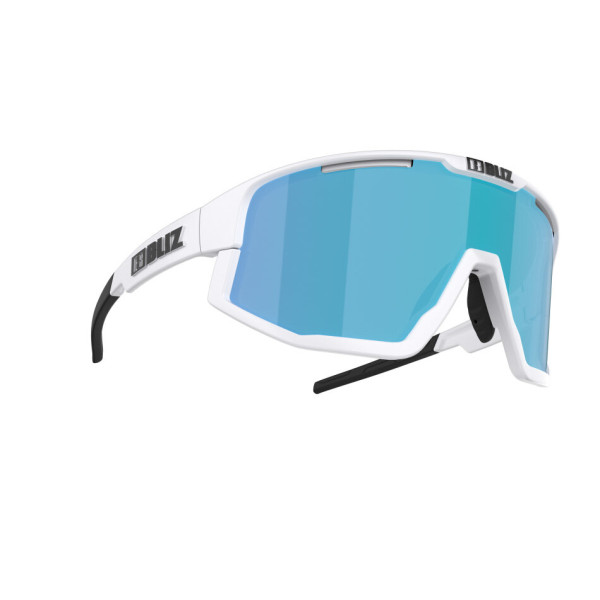 BLIZ Active Fusion Small Sunglasses | White - Brown Blue