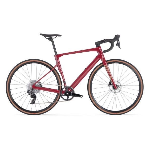 BMC Roadmachine X Two Gravel Bike | Dark Red - Sand