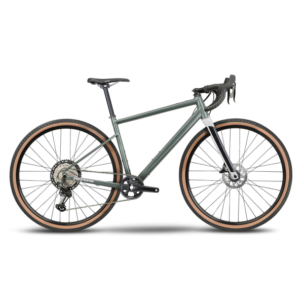 BMC UnReStricted AL One Gravel dviratis | Metallic Grey Green - White