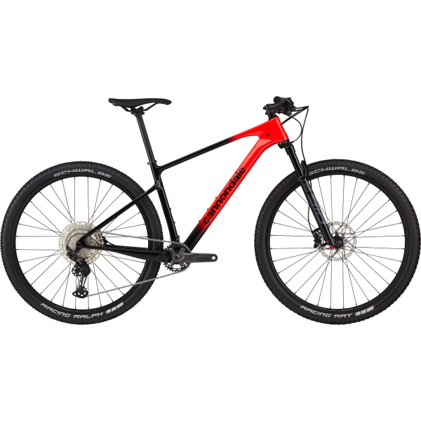 Cannondale Scalpel HT Carbon 4 kalnų dviratis | Acid Red