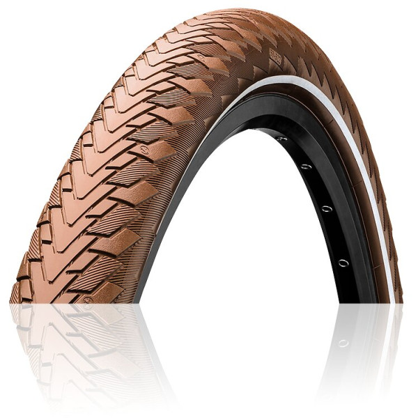 Continental Contact Cruiser 28" Tire | Brown - Brown - Reflex