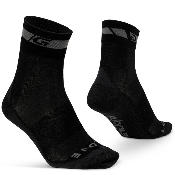 GripGrab Merino Regular Cut Socks | Black