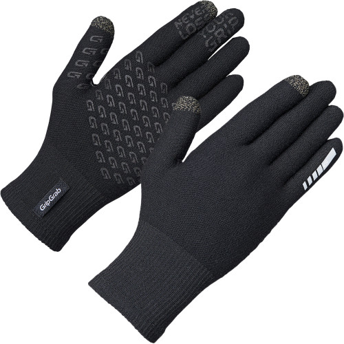 black cut gloves