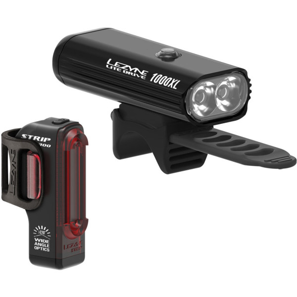 lezyne lite drive 1000xl set