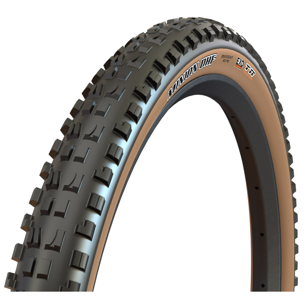 Maxxis Minion DHF EXO TR 27.5" Dual sulankstoma padanga | Dark Tan Wall